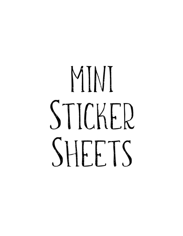 Mini Sticker Sheets