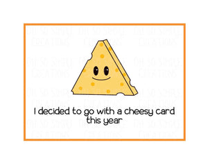 Cheesy Mini Greeting Card