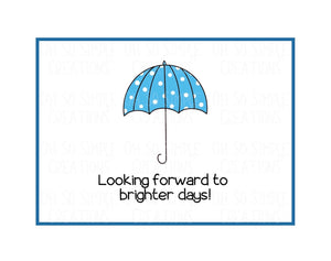 Brighter Days Mini Greeting Card