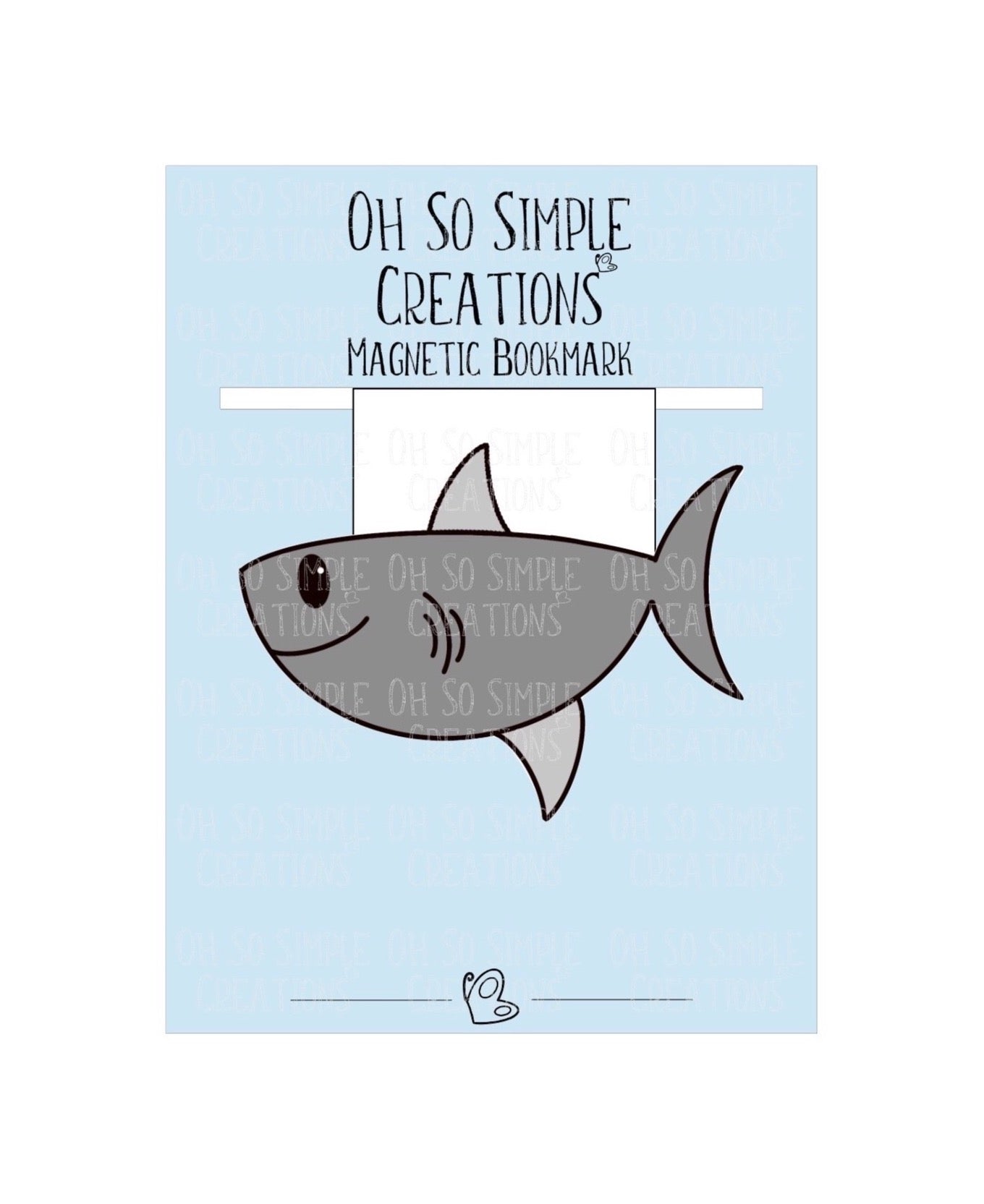 Shark Magnetic Bookmark
