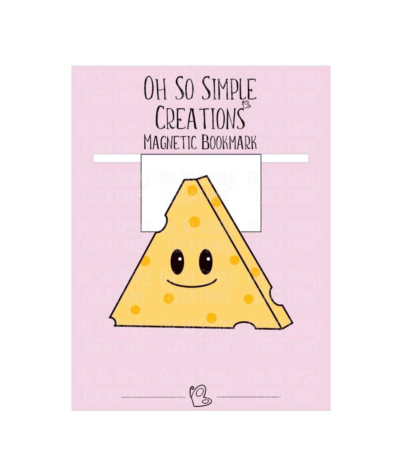 Cheese Magnetic Bookmark
