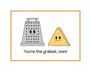 Gratest Mom Mini Greeting Card