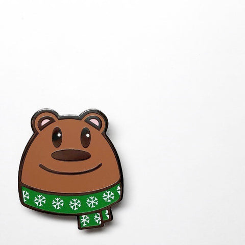 Brown Bear Enamel Pin
