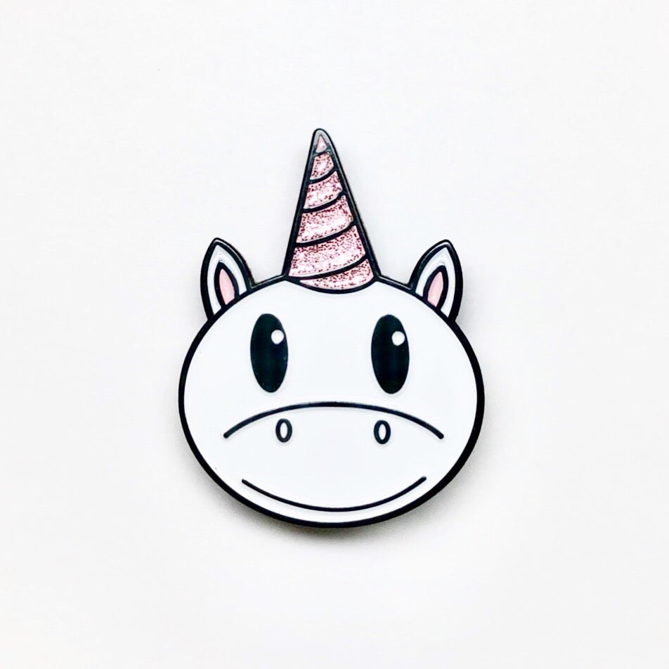 Pink Unicorn Enamel Pin