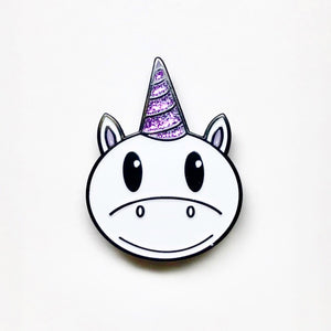 Purple Unicorn Enamel Pin
