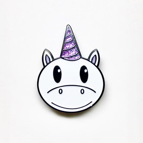 Purple Unicorn Enamel Pin