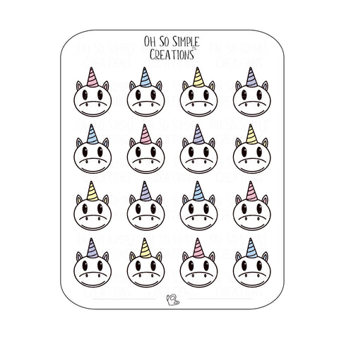 Unicorn Sticker Sheet