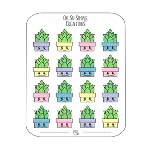 Succulent Sticker Sheet