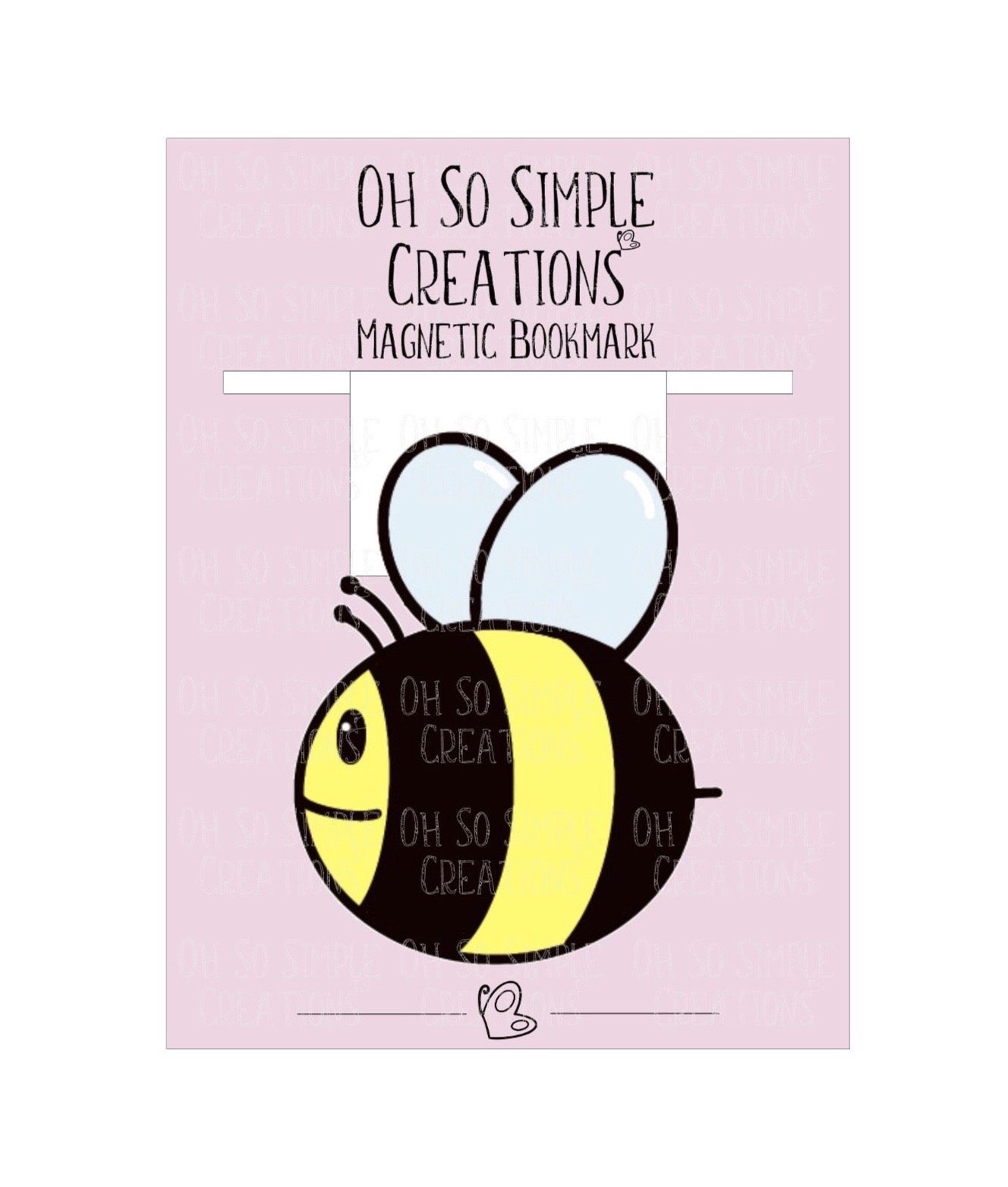 Bumblebee Magnetic Bookmark
