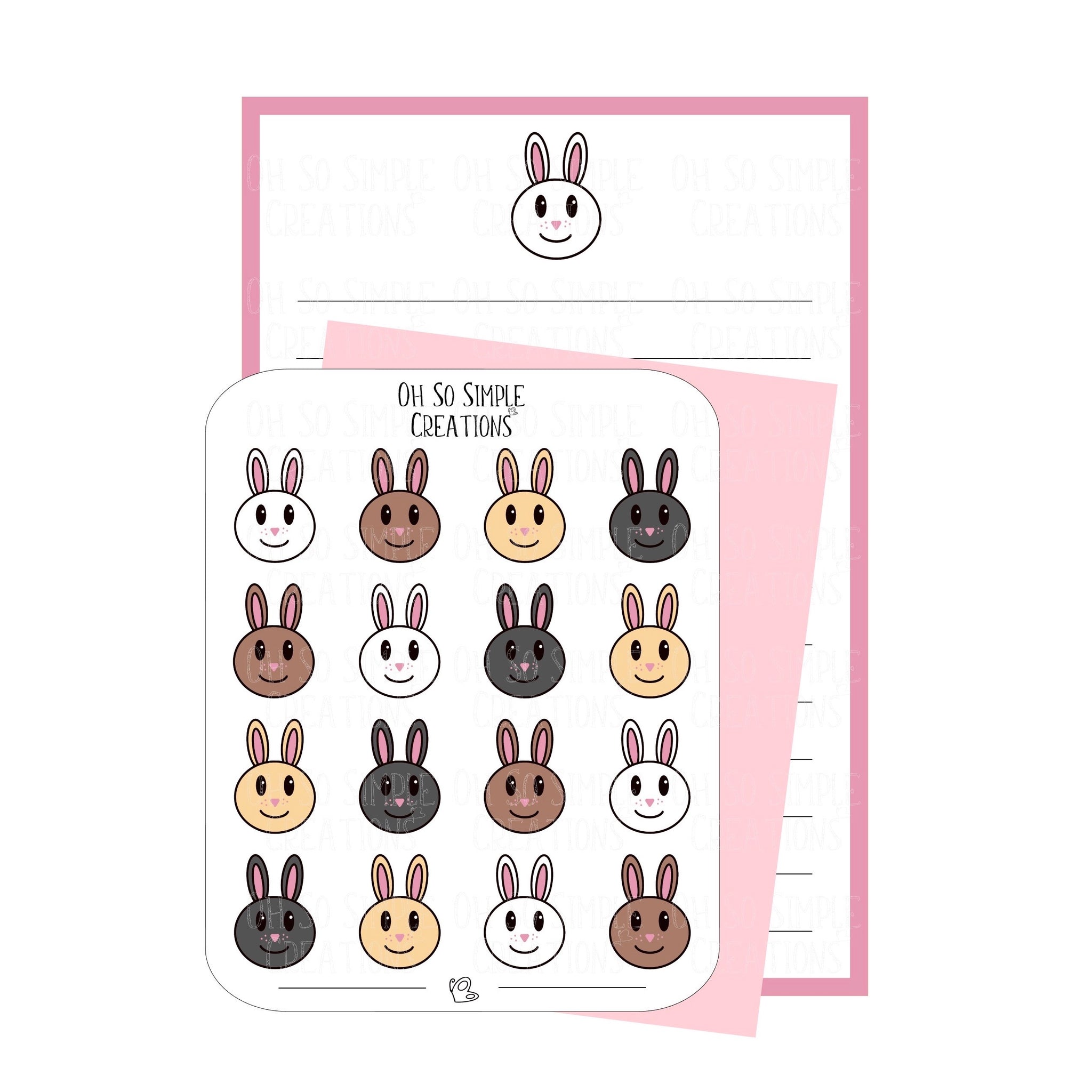 Bunny Stationery Set