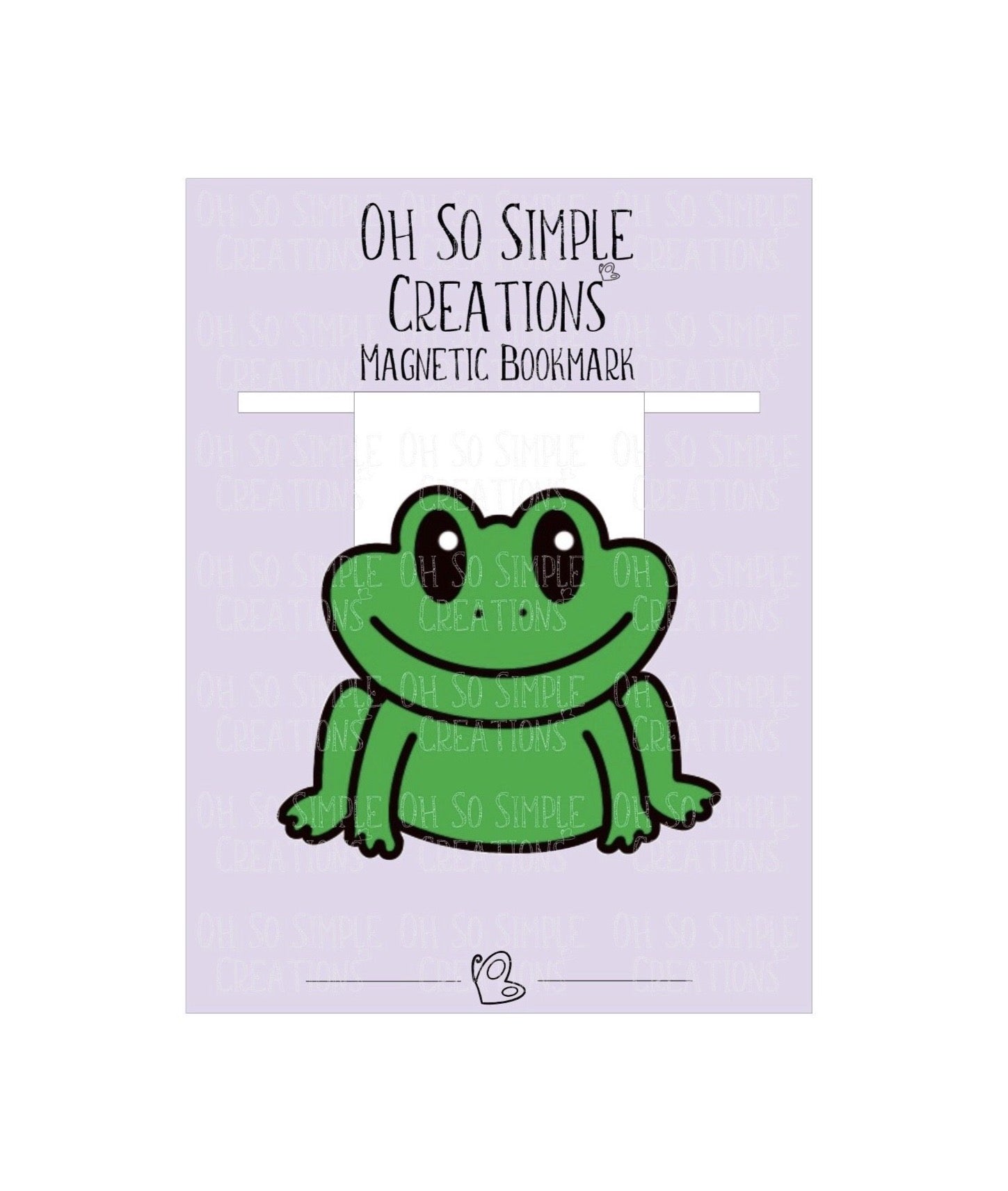 Frog Magnetic Bookmark
