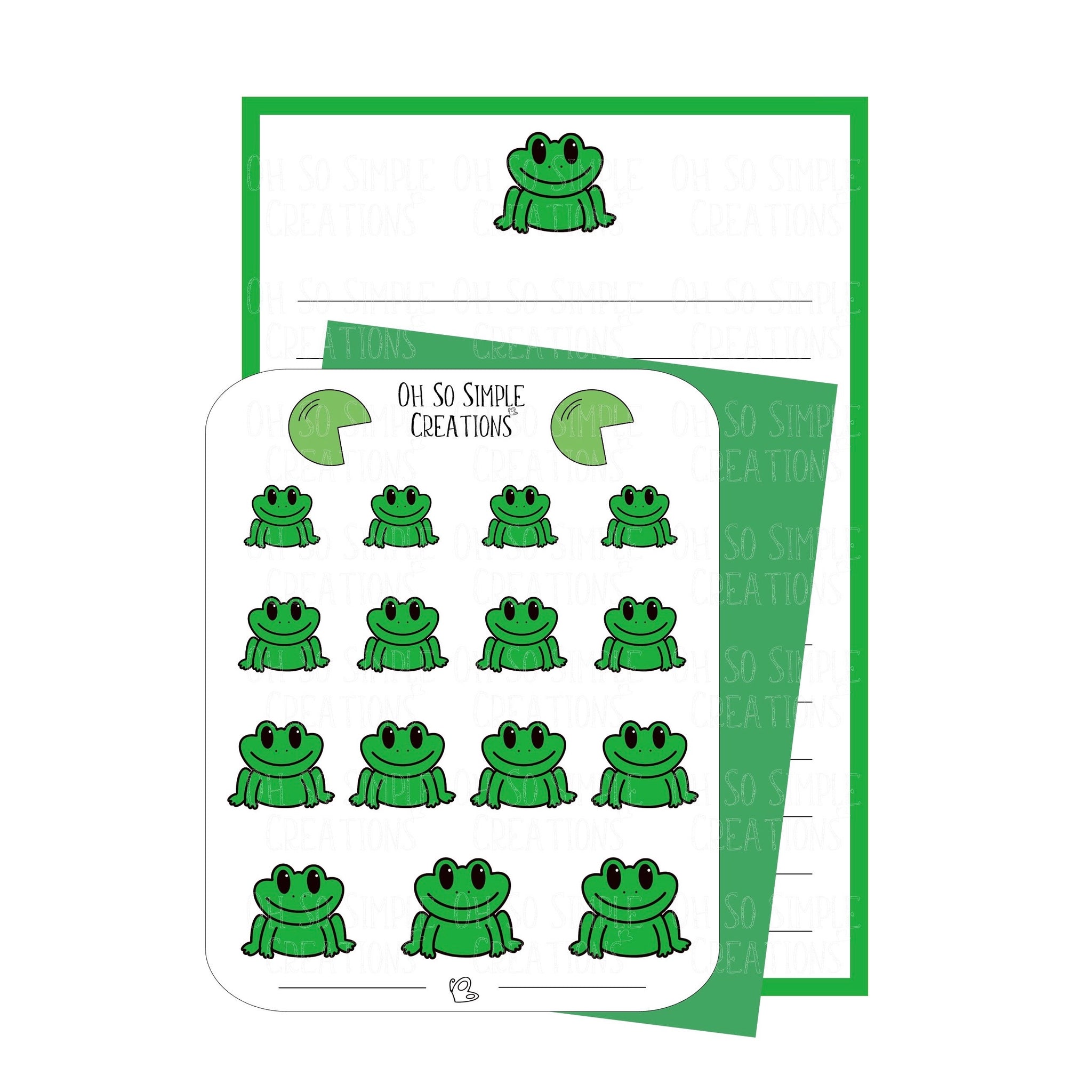 Frog Stationery Set