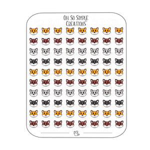 Mini Fox Sticker Sheet