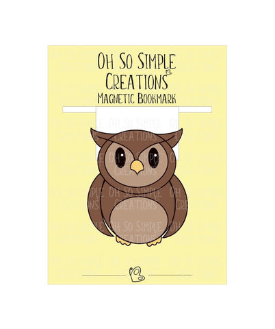 Owl Magnetic Bookmark