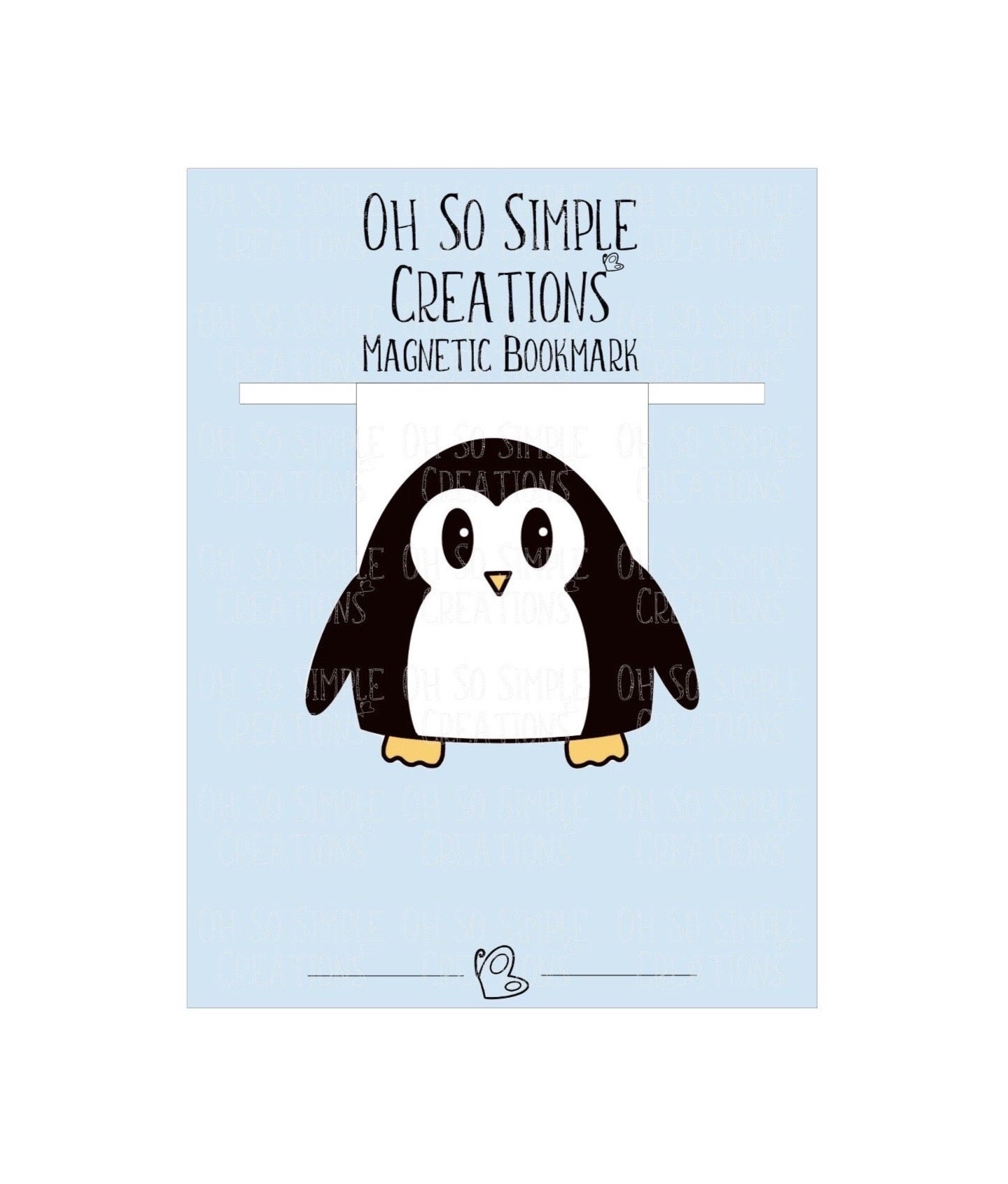 Penguin Magnetic Bookmark