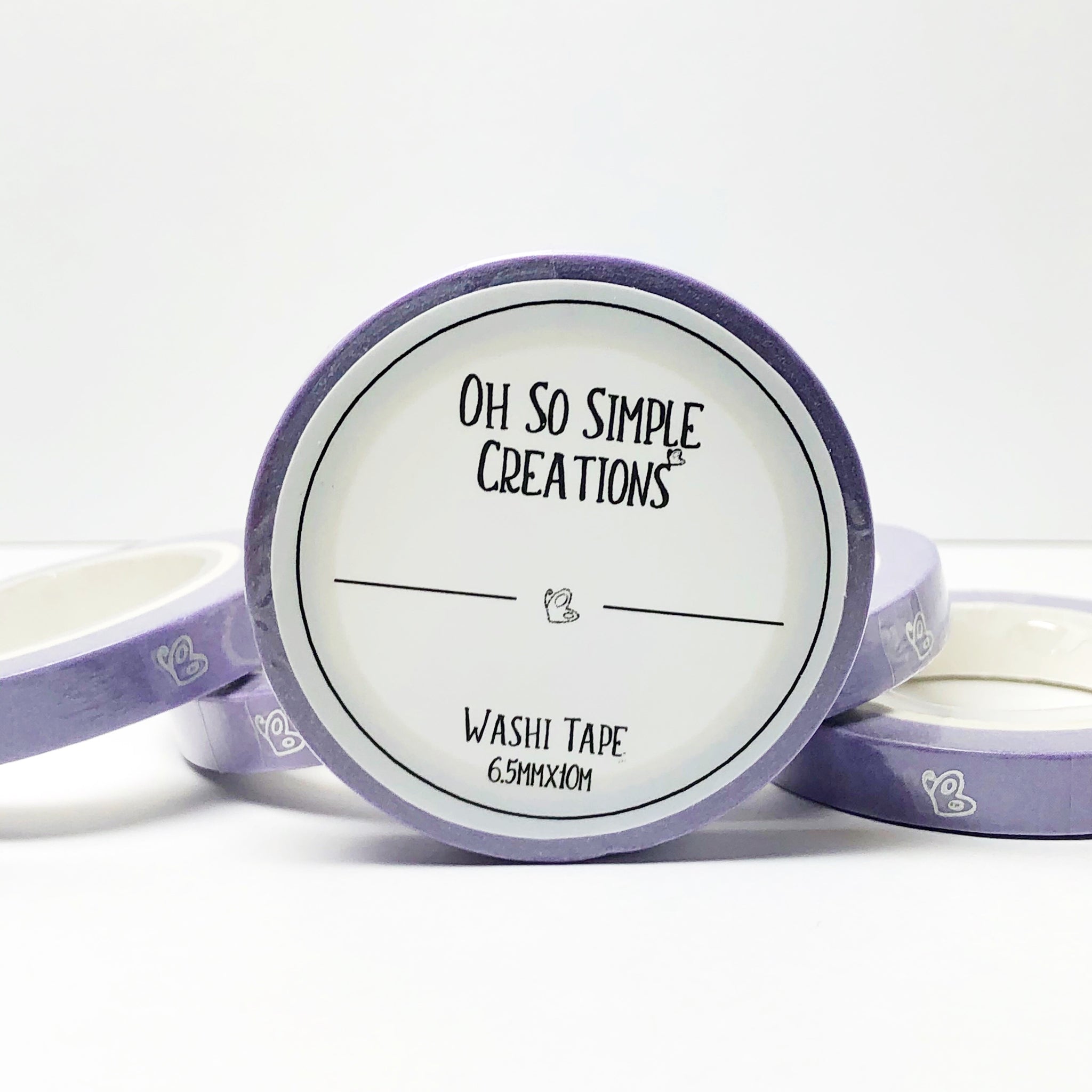 Purple Butterfly Washi Tape (With Holographic Foil)