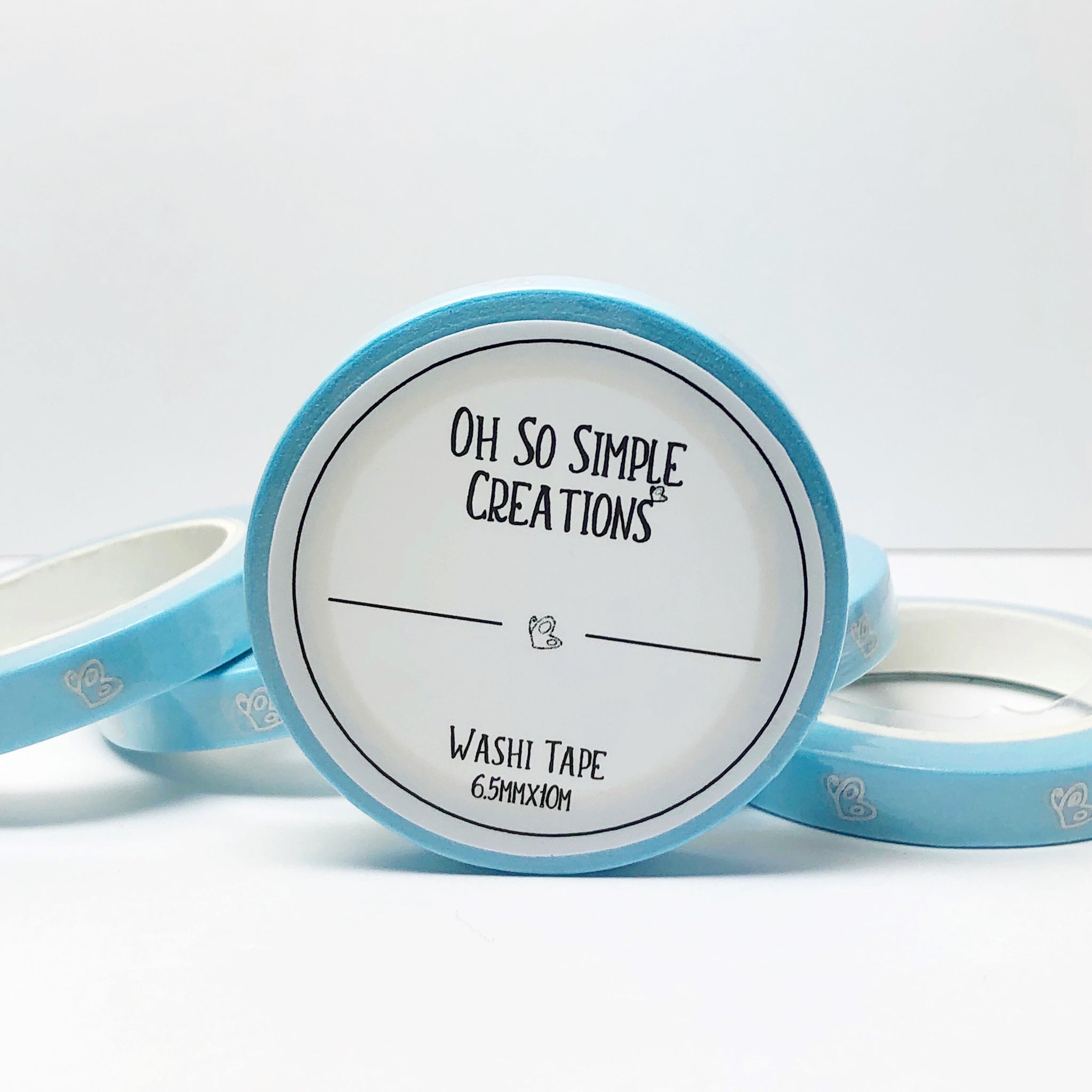Blue Butterfly Washi Tape With Holographic Foil