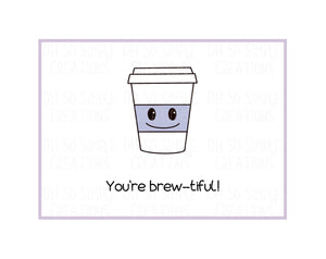 Brew-Tiful Mini Greeting Card